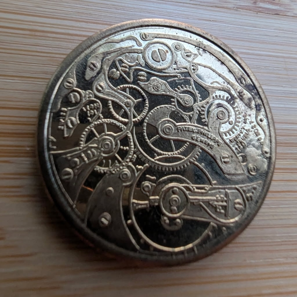 Patek Philippe Gold Mechanical Movement Medallion... COIN - Picture 4 of 12